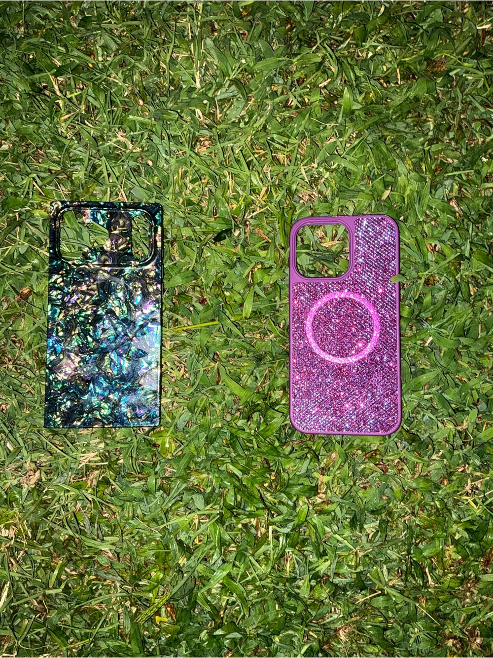 Pink Glitter MagSafe Compatible Phone Case